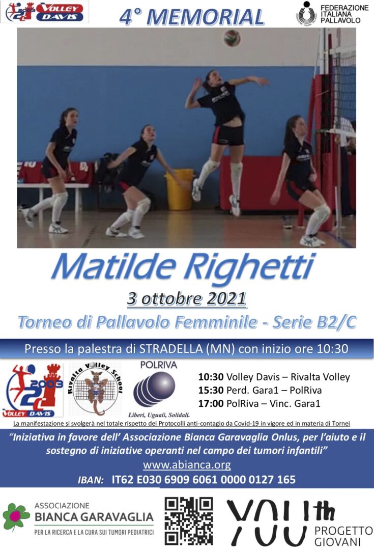 4° MEMORIAL Matilde Righetti - Fondazione Bianca Garavaglia ETS